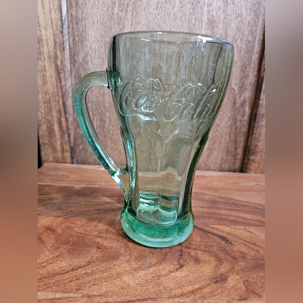 HTF Coca Cola Green Vintage-Style Mug​